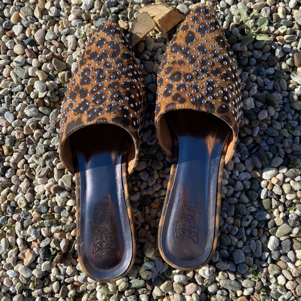 Animal print mule! Roar!